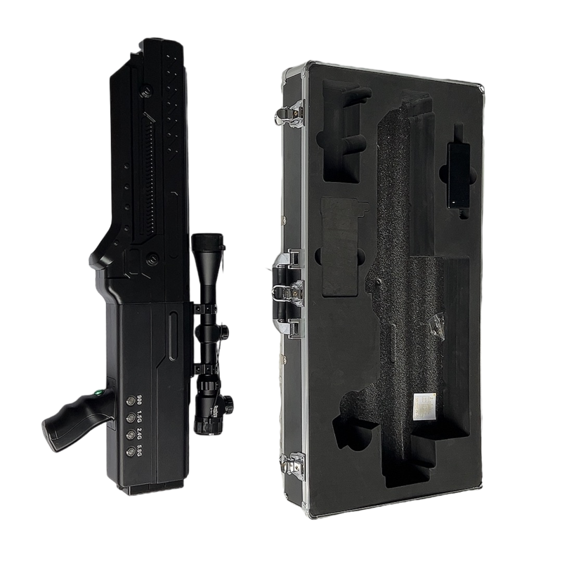  四会手持便携式枪型低空防御反制四通道A型