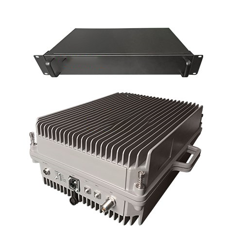  四会TETRA800数字警用集群数字光纤直放站远近端机