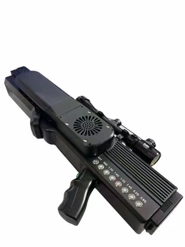  四会手持便携式枪型低空防御反制八通道